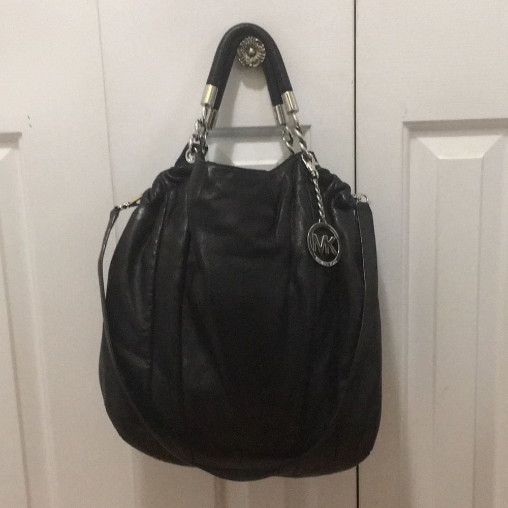 Michael Kors leather shoulder bag